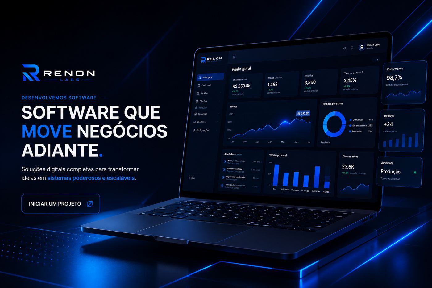 Prévia do projeto demonstrativo Norte — experiência digital para arquitetura e engenharia